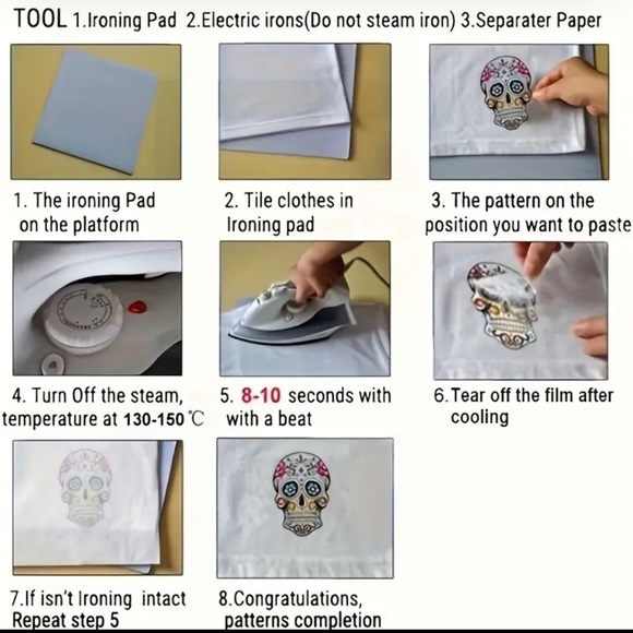 Iron on decal - Picture 4 of 4